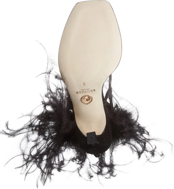 Feather Ankle Tie Sandal - Image 6