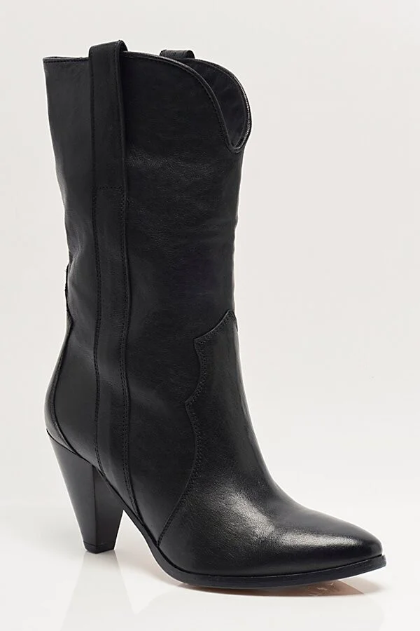 Feather Heel Boots