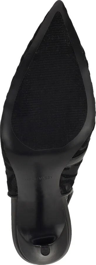 Feather Pointed Toe Slingback Pump - Image 4