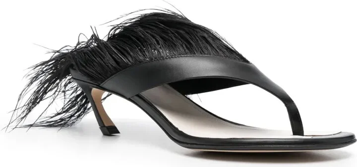 Feather Swing 65 leather sandals - Image 2