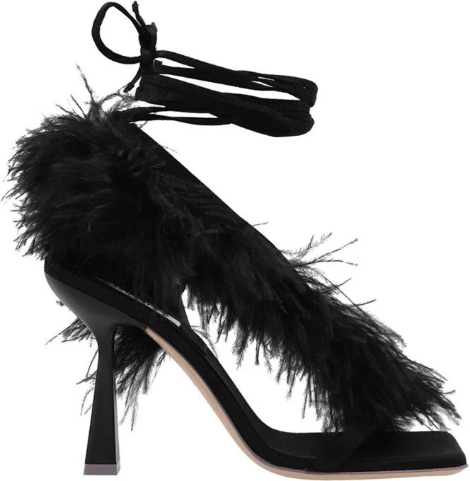 'Feather Wrap' Sandals