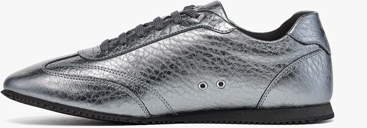 Federlite Lo Sneakers in Laurel Metallic Leather - Image 10