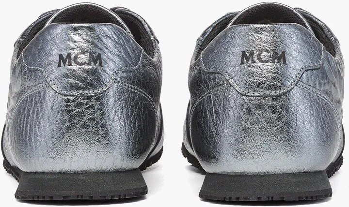 Federlite Lo Sneakers in Laurel Metallic Leather - Image 11