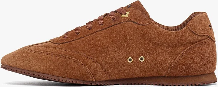 Federlite Lo Sneakers in Laurel Suede Leather - Image 6