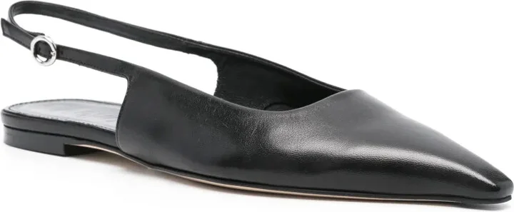 Fedora leather ballerina shoes - Image 2