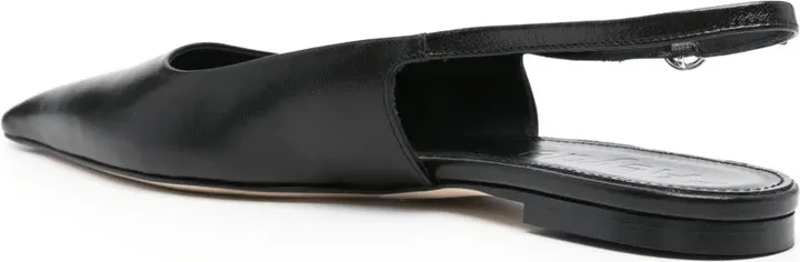 Fedora leather ballerina shoes - Image 3