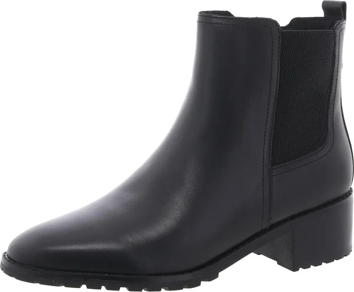 Fedra Womens Zipper Leather Booties