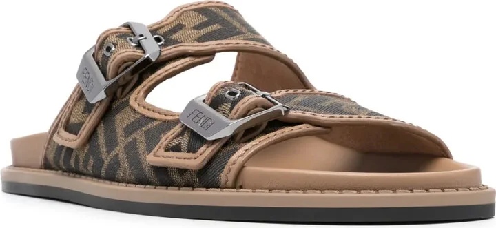 Feel FF-jacquard sandals - Image 2