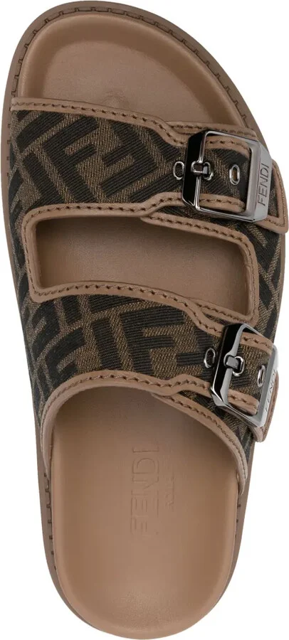 Feel FF-jacquard sandals - Image 4