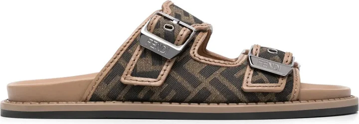 Feel FF-jacquard sandals