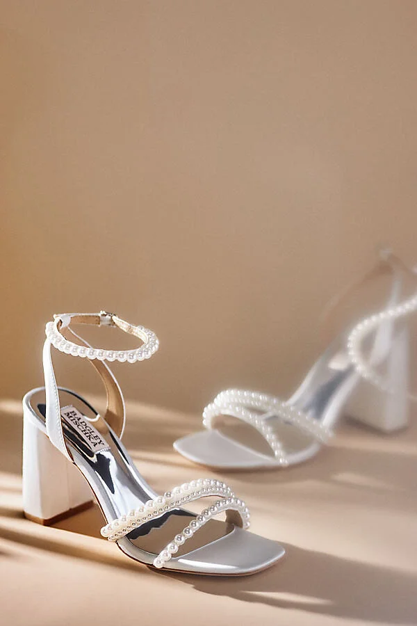Feisty Pearl Block Heels - Image 2
