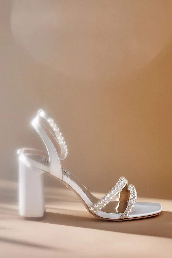 Feisty Pearl Block Heels