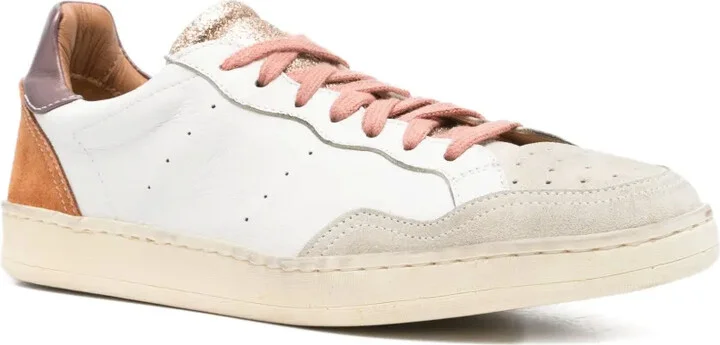 Felicia leather panelled sneakers - Image 2