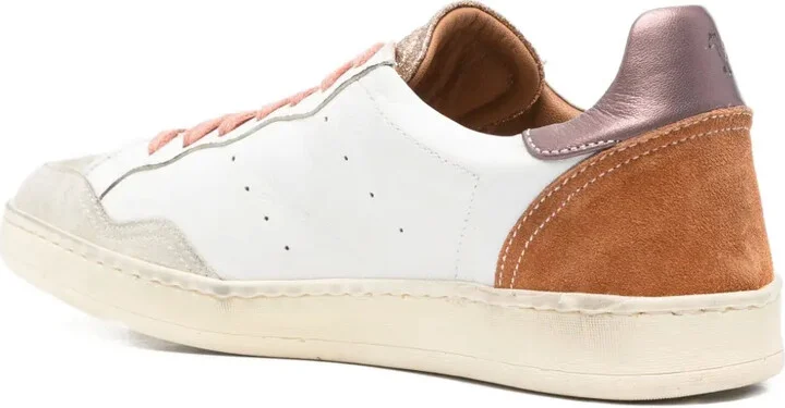 Felicia leather panelled sneakers - Image 3