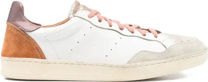 Felicia leather panelled sneakers