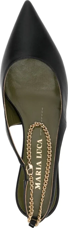 Felicia slingback leather pumps - Image 4