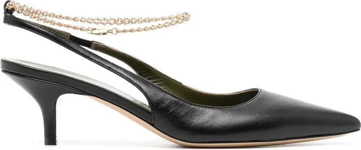 Felicia slingback leather pumps