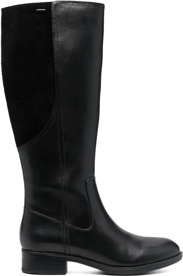 Felicity leather-suede knee-high boots