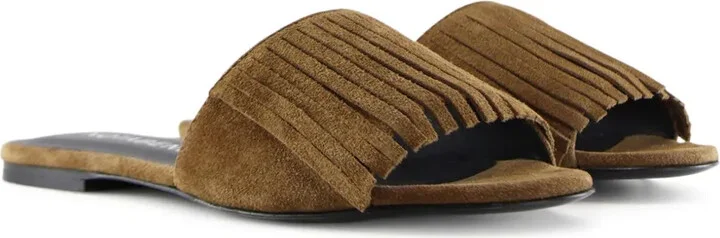 Féline fringed slide sandals - Image 2