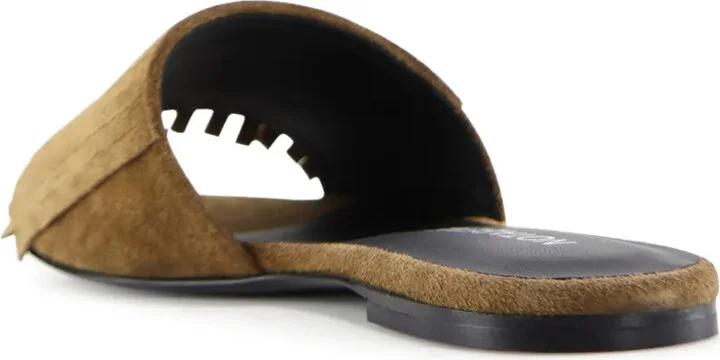 Féline fringed slide sandals - Image 3