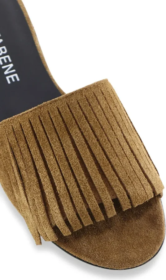 Féline fringed slide sandals - Image 5