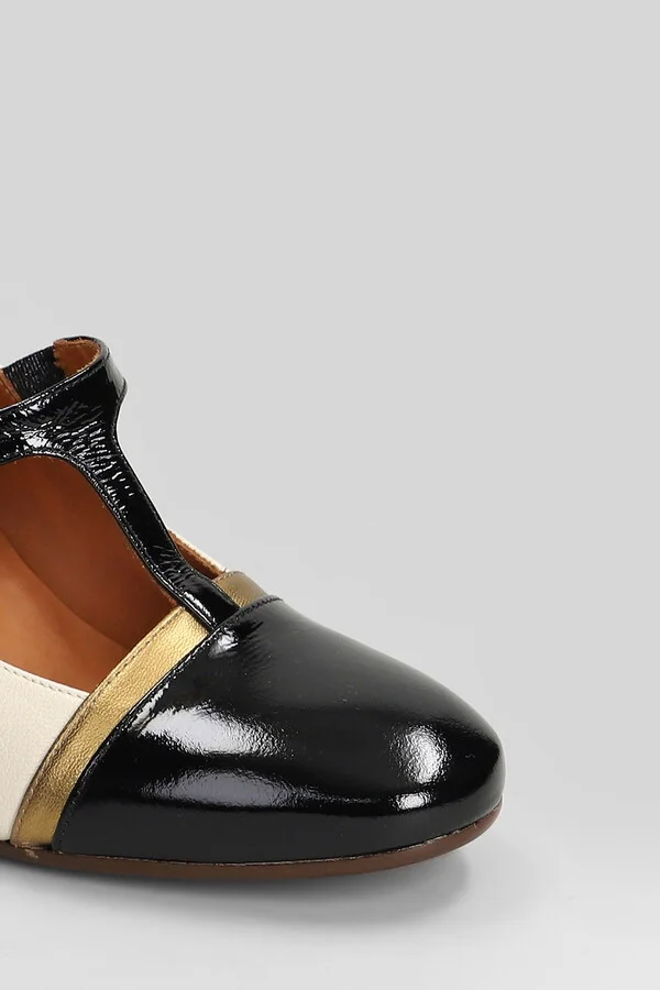 Felinor Pumps In Black Leather - Image 5