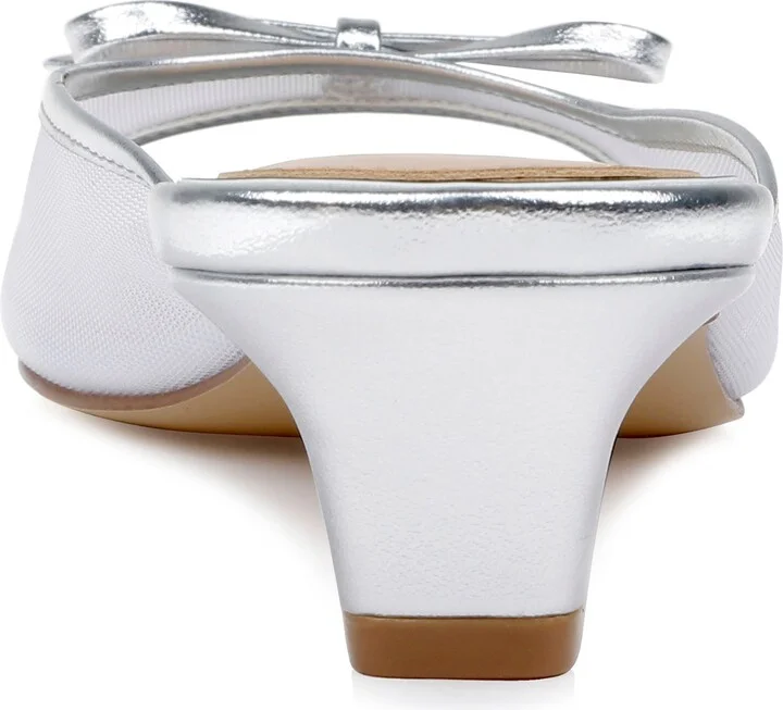 Felisha Kitten Heel Slide Sandal - Image 7