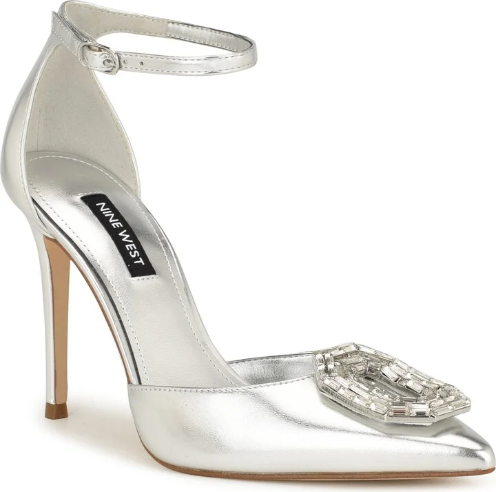 Felishe Embellished Ankle Strap Pump