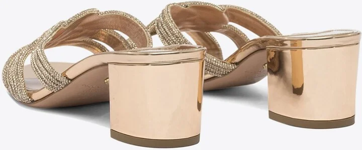 Felix 50 Crystal Embellished Mules - Image 3