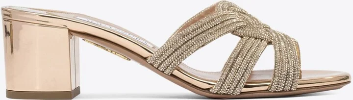 Felix 50 Crystal Embellished Mules