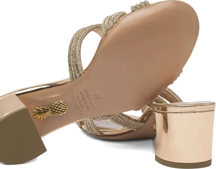 Felix crystal-embellished block-heel sandals - Image 3