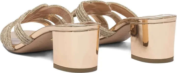 Felix crystal-embellished block-heel sandals - Image 4