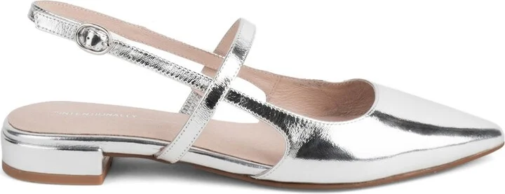 Felix Slingback Flat-Silver - Image 2
