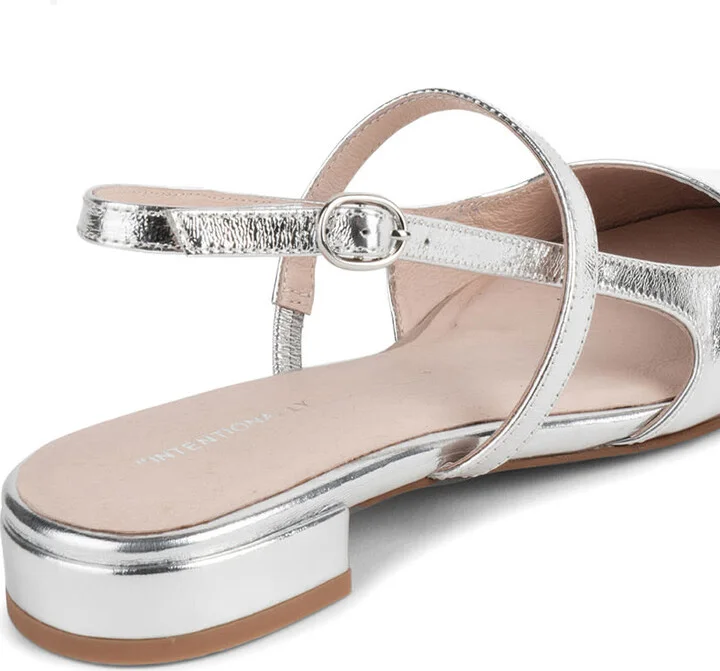 Felix Slingback Flat-Silver - Image 3