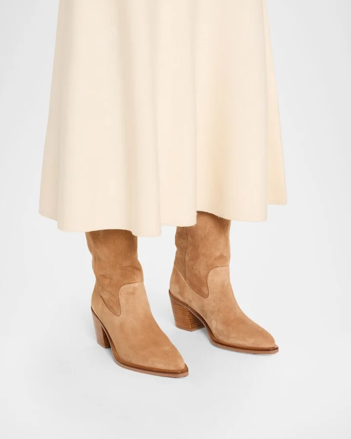 Felix Suede Western Boots - Image 2