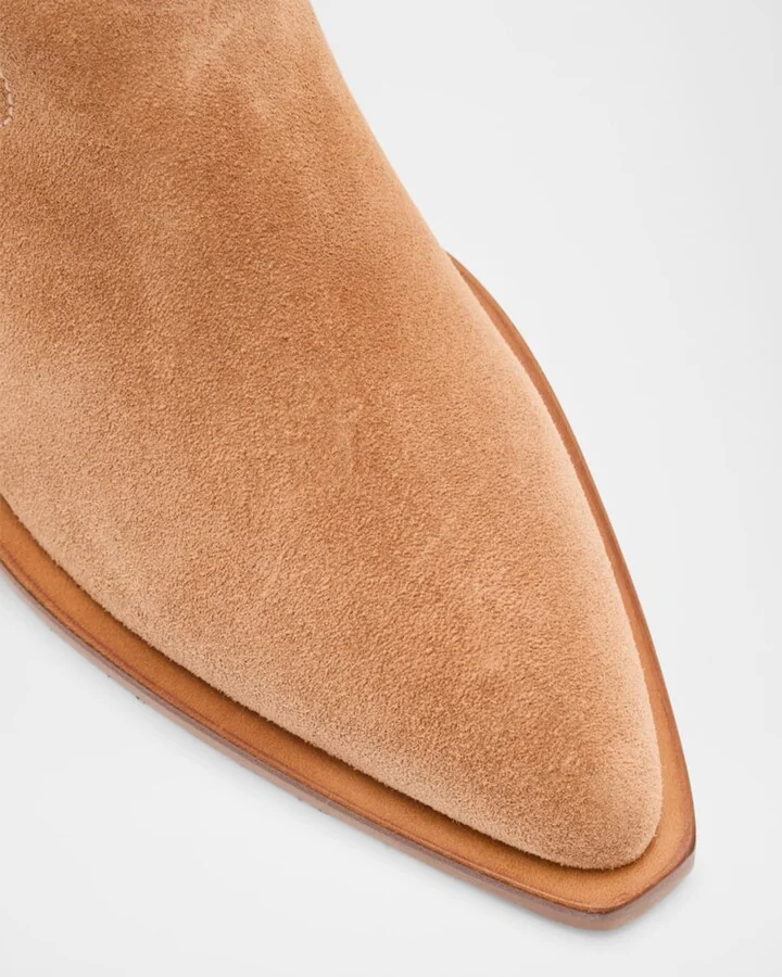 Felix Suede Western Boots - Image 11