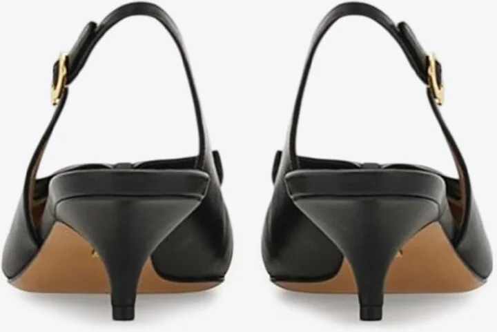 Felli 40 Soft Bow Slingback Pumps - Image 2