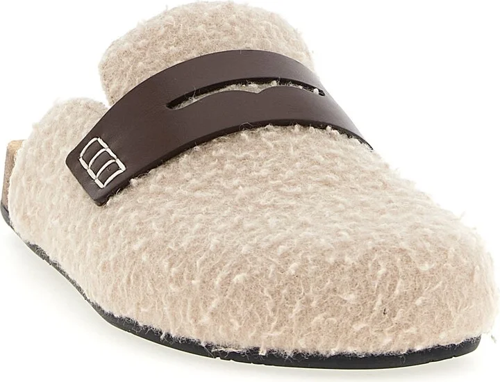 'felt Loafer' Mules - Image 2