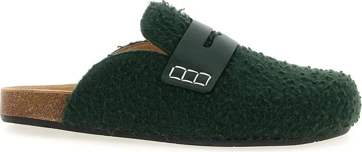 'felt Loafer' Mules