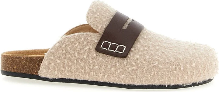 'Felt Loafer' Mules