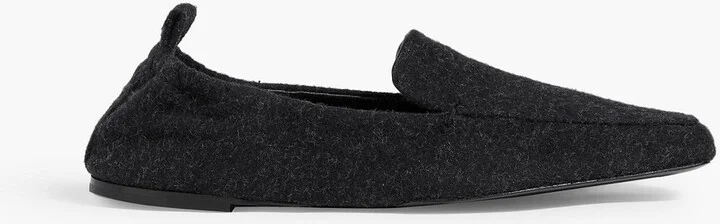 Felt loafers