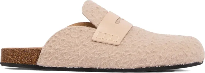Felt mules