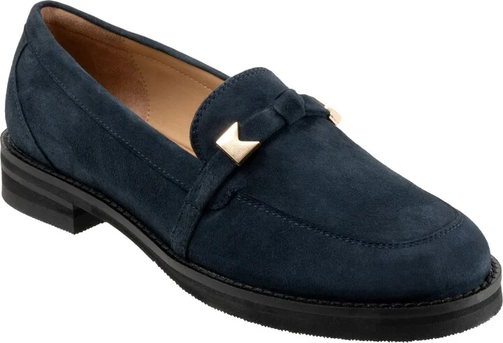 Navy Suede