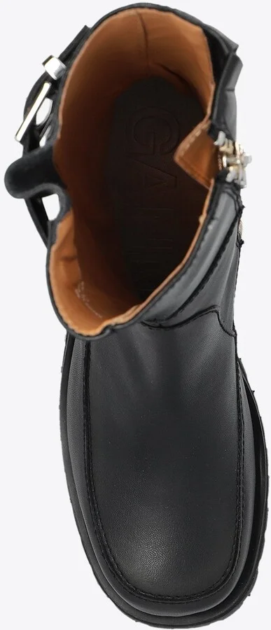 Feminine 70 Buckled Platform Ankle Boots - Image 3