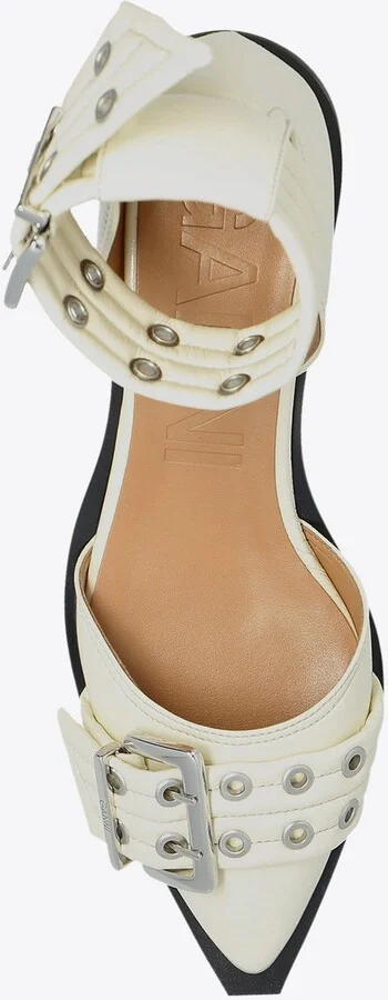 Feminine Buckle 60 Pumps - Image 3