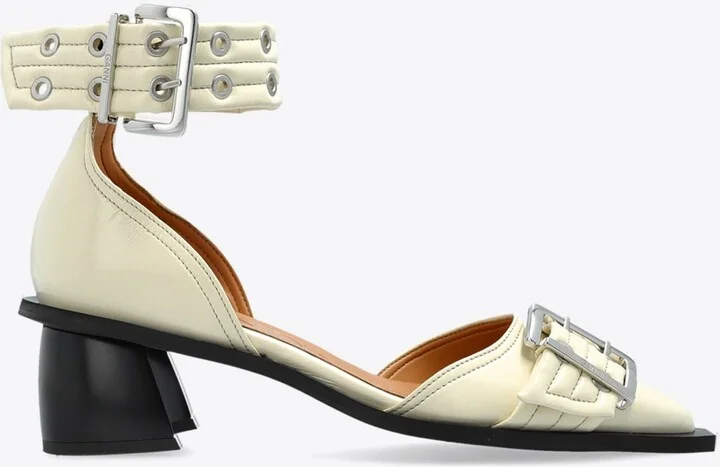Feminine Buckle 60 Pumps