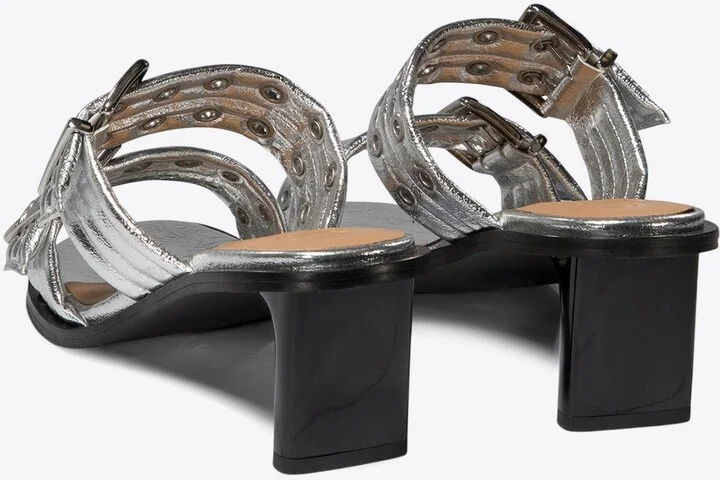 Feminine Buckle 70 Sandals - Image 3
