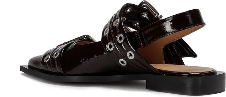 Feminine Buckle Ballerina Naplack - Image 3