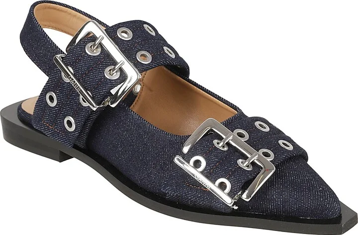 Feminine Buckle Ballerinas - Image 2
