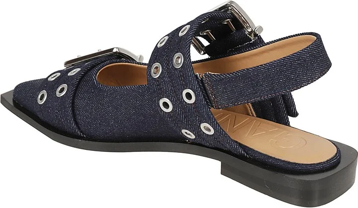 Feminine Buckle Ballerinas - Image 3